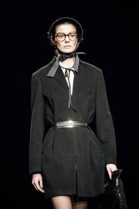 February 1, 2017 - Barcelona, Catalonia, Spain - A model walks the runway at the Antonio Miro fashion show presenting the new Origens collection during 080 Barcelona Fashion Week Barcelona Spain - ZUMAo105 20170201_zap_o105_166 Copyright: xMatthiasxOesterlex
