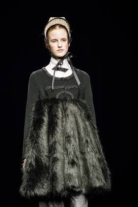 February 1, 2017 - Barcelona, Catalonia, Spain - A model walks the runway at the Antonio Miro fashion show presenting the new Origens collection during 080 Barcelona Fashion Week Barcelona Spain - ZUMAo105 20170201_zap_o105_169 Copyright: xMatthiasxOesterlex