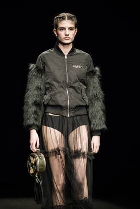 February 1, 2017 - Barcelona, Catalonia, Spain - A model walks the runway at the Antonio Miro fashion show presenting the new Origens collection during 080 Barcelona Fashion Week Barcelona Spain - ZUMAo105 20170201_zap_o105_175 Copyright: xMatthiasxOesterlex