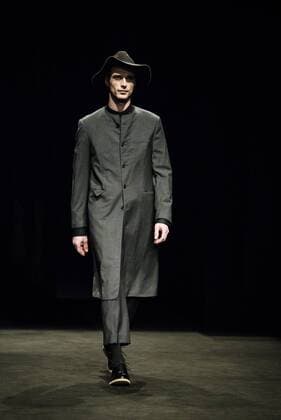 February 1, 2017 - Barcelona, Catalonia, Spain - A model walks the runway at the Antonio Miro fashion show presenting the new Origens collection during 080 Barcelona Fashion Week Barcelona Spain - ZUMAo105 20170201_zap_o105_176 Copyright: xMatthiasxOesterlex