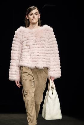 February 1, 2017 - Barcelona, Catalonia, Spain - A model walks the runway at the VM La Siberia fashion show presenting the new Musica collection during 080 Barcelona Fashion Week Barcelona Spain - ZUMAo105 20170201_zap_o105_195 Copyright: xMatthiasxOesterlex