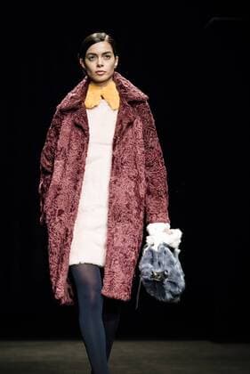 February 1, 2017 - Barcelona, Catalonia, Spain - A model walks the runway at the VM La Siberia fashion show presenting the new Musica collection during 080 Barcelona Fashion Week Barcelona Spain - ZUMAo105 20170201_zap_o105_197 Copyright: xMatthiasxOesterlex