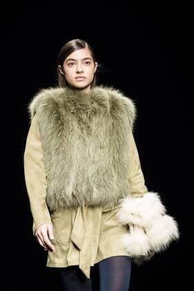 February 1, 2017 - Barcelona, Catalonia, Spain - A model walks the runway at the VM La Siberia fashion show presenting the new Musica collection during 080 Barcelona Fashion Week Barcelona Spain - ZUMAo105 20170201_zap_o105_202 Copyright: xMatthiasxOesterlex