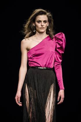 February 1, 2017 - Barcelona, Catalonia, Spain - A model walks the runway at the ZE Garcia fashion show presenting the new Dualismo collection during 080 Barcelona Fashion Week Barcelona Spain - ZUMAo105 20170201_zap_o105_234 Copyright: xMatthiasxOesterlex