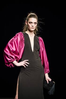 February 1, 2017 - Barcelona, Catalonia, Spain - A model walks the runway at the ZE Garcia fashion show presenting the new Dualismo collection during 080 Barcelona Fashion Week Barcelona Spain - ZUMAo105 20170201_zap_o105_253 Copyright: xMatthiasxOesterlex