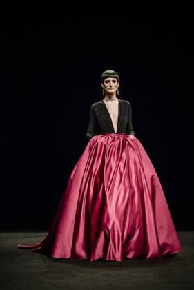 February 1, 2017 - Barcelona, Catalonia, Spain - A model walks the runway at the ZE Garcia fashion show presenting the new Dualismo collection during 080 Barcelona Fashion Week Barcelona Spain - ZUMAo105 20170201_zap_o105_278 Copyright: xMatthiasxOesterlex