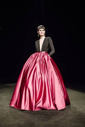 February 1, 2017 - Barcelona, Catalonia, Spain - A model walks the runway at the ZE Garcia fashion show presenting the new Dualismo collection during 080 Barcelona Fashion Week Barcelona Spain - ZUMAo105 20170201_zap_o105_279 Copyright: xMatthiasxOesterlex