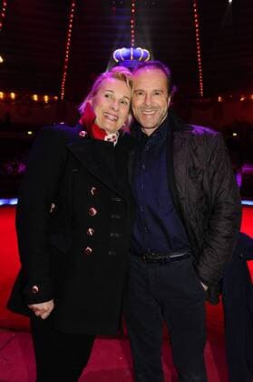 Jan Niklas mit Ehefrau 2. Winterpremiere Circus Krone Kronebau Manege Muenchen 01.02..2017