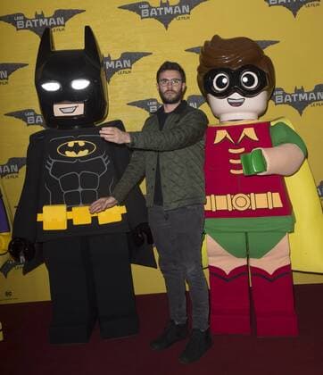 Cyprien Iov CELEBRITES : Vor der Filmpremiere Lego Batman Movie Premiere - Paris - 01 02 2017 JBAutissier Panoramic 