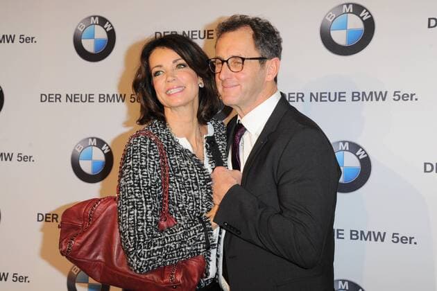 Gerit Kling, Wolfram Becker Exclusive Premiere des neuen BMW 540i Limousine im BMW Haus am Kurfuestendamm in Berlin am 01.02.2017