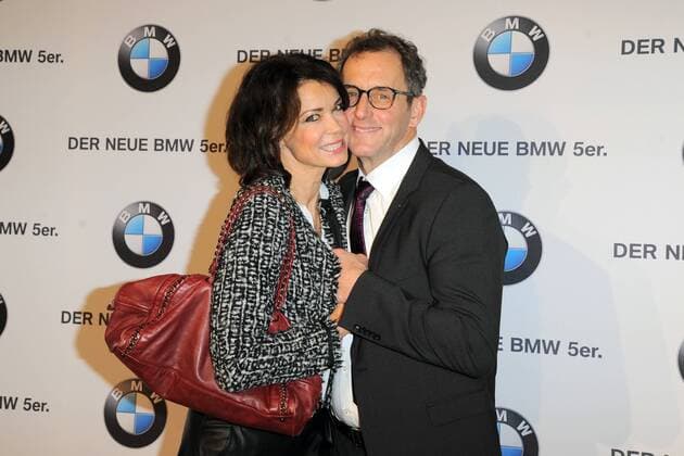 Gerit Kling, Wolfram Becker Exclusive Premiere des neuen BMW 540i Limousine im BMW Haus am Kurfuestendamm in Berlin am 01.02.2017