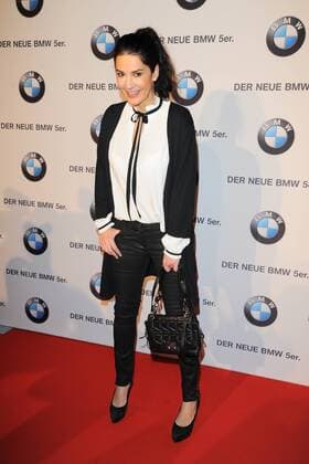 Mariella Ahrens Exclusive Premiere des neuen BMW 540i Limousine im BMW Haus am Kurfuestendamm in Berlin am 01.02.2017