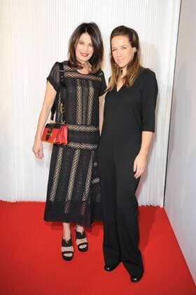 Iris Berben, Alexandra Neldel Exclusive Premiere des neuen BMW 540i Limousine im BMW Haus am Kurfuestendamm in Berlin am 01.02.2017