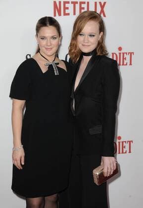 February 1, 2017 - Hollywood, California, U.S. - Drew Barrymore, Liv Hewson attends The Los Angeles Premiere of Santa Clarita Diet held at the Arclight Cinerama Dome in Hollywood, California on February 1, 2017. 2017 Hollywood U.S. - ZUMAl86_ 20170201_zaf_l86_021 Copyright: xDavexLongendykex