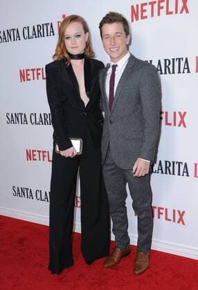 February 1, 2017 - Hollywood, CA, United States - 01 February 2017 - Hollywood, California - Liv Newson, Skyler Gisondo. Premiere Of Netflix s Santa Clarita Diet held at ArcLight Cinemas Cinerama Dome. Photo Credit: AdMedia Hollywood United States - ZUMAa123 20170201_zaa_a123_044 Copyright: xBirdiexThompsonx