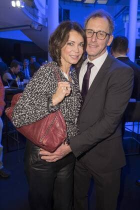 Gerit Kling mit Partner Wolfram Becker bei der exklusiven BMW 5er Premiere im BMW Haus am Kurfürstendamm. Berlin, 01.02.2017 Foto:xF.xKernx xFuturexImage