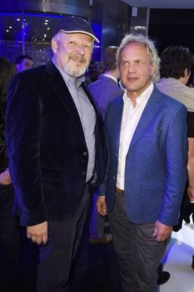 Axel Milberg und Uwe Ochsenknecht bei der exklusiven BMW 5er Premiere im BMW Haus am Kurfürstendamm. Berlin, 01.02.2017 Foto:xF.xKernx xFuturexImage