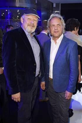 Axel Milberg und Uwe Ochsenknecht bei der exklusiven BMW 5er Premiere im BMW Haus am Kurfürstendamm. Berlin, 01.02.2017 Foto:xF.xKernx xFuturexImage