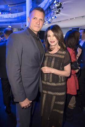 Heiko Kiesow mit Freundin Iris Berben bei der exklusiven BMW 5er Premiere im BMW Haus am Kurfürstendamm. Berlin, 01.02.2017 Foto:xF.xKernx xFuturexImage