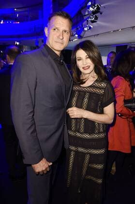 Heiko Kiesow mit Freundin Iris Berben bei der exklusiven BMW 5er Premiere im BMW Haus am Kurfürstendamm. Berlin, 01.02.2017 Foto:xF.xKernx xFuturexImage