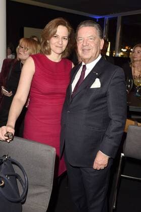 Martina Gedeck und Jörg Woltmann bei der exklusiven BMW 5er Premiere im BMW Haus am Kurfürstendamm. Berlin, 01.02.2017 Foto:xF.xKernx xFuturexImage