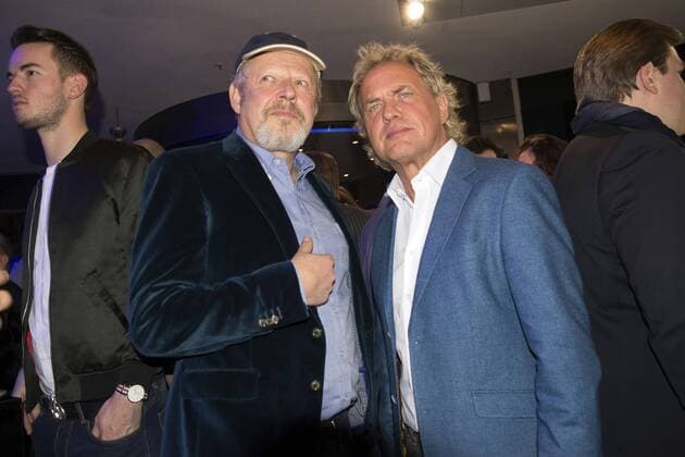 Axel Milberg und Uwe Ochsenknecht bei der exklusiven BMW 5er Premiere im BMW Haus am Kurfürstendamm. Berlin, 01.02.2017 Foto:xK.xWernerx xFuturexImage