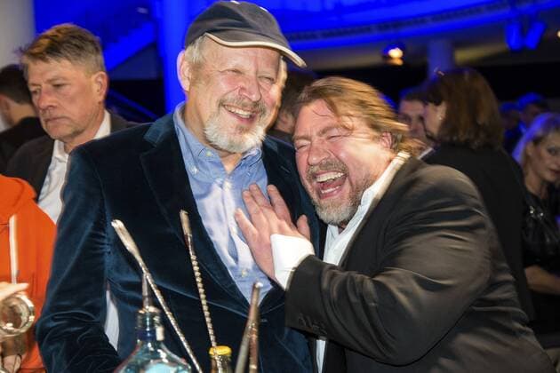 Axel Milberg und Armin Rohde bei der exklusiven BMW 5er Premiere im BMW Haus am Kurfürstendamm. Berlin, 01.02.2017 Foto:xK.xWernerx xFuturexImage