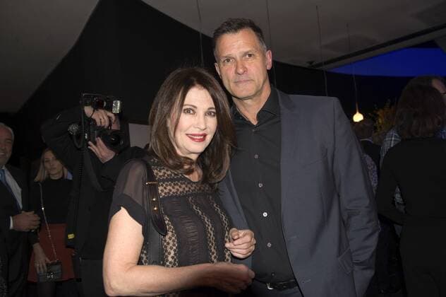 Iris Berben mit Freund Heiko Kiesow bei der exklusiven BMW 5er Premiere im BMW Haus am Kurfürstendamm. Berlin, 01.02.2017 Foto:xK.xWernerx xFuturexImage