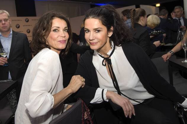 Gerit Kling und Mariella Ahrens bei der exklusiven BMW 5er Premiere im BMW Haus am Kurfürstendamm. Berlin, 01.02.2017 Foto:xK.xWernerx xFuturexImage