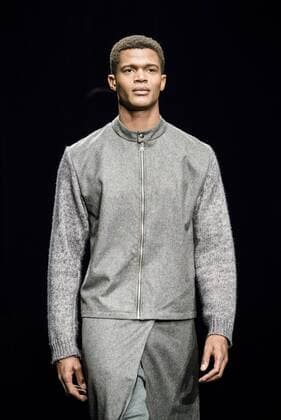 February 2, 2017 - Barcelona, Catalonia, Spain - A model walks the runway at the Aubergin fashion show presenting the new Est. collection during 080 Barcelona Fashion Week Barcelona Spain - ZUMAo105 20170202_zap_o105_005 Copyright: xMatthiasxOesterlex