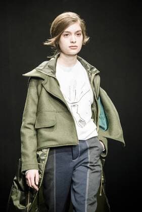 February 2, 2017 - Barcelona, Catalonia, Spain - A model walks the runway at the Daniel Rosa fashion show presenting the new Isolation collection during 080 Barcelona Fashion Week Barcelona Spain - ZUMAo105 20170202_zap_o105_036 Copyright: xMatthiasxOesterlex