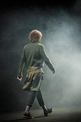 February 2, 2017 - Barcelona, Catalonia, Spain - A model walks the runway at the Daniel Rosa fashion show presenting the new Isolation collection during 080 Barcelona Fashion Week Barcelona Spain - ZUMAo105 20170202_zap_o105_041 Copyright: xMatthiasxOesterlex