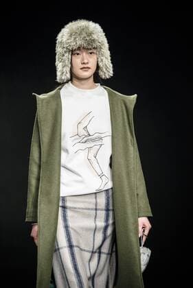 February 2, 2017 - Barcelona, Catalonia, Spain - A model walks the runway at the Daniel Rosa fashion show presenting the new Isolation collection during 080 Barcelona Fashion Week Barcelona Spain - ZUMAo105 20170202_zap_o105_048 Copyright: xMatthiasxOesterlex