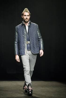 February 2, 2017 - Barcelona, Catalonia, Spain - A model walks the runway at the Torras fashion show presenting the new Kleetopia collection during 080 Barcelona Fashion Week Barcelona Spain - ZUMAo105 20170202_zap_o105_070 Copyright: xMatthiasxOesterlex