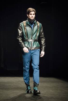 February 2, 2017 - Barcelona, Catalonia, Spain - A model walks the runway at the Torras fashion show presenting the new Kleetopia collection during 080 Barcelona Fashion Week Barcelona Spain - ZUMAo105 20170202_zap_o105_080 Copyright: xMatthiasxOesterlex