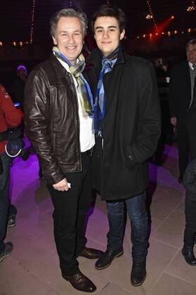 Timothy Peach mit Sohn Nelson bei der Premiere der 2. Winterspielzeit 2017 des Circus Krone im Kronebau. München, 01.02.2017 Foto:xP.xSchönbergerx xFuturexImage
