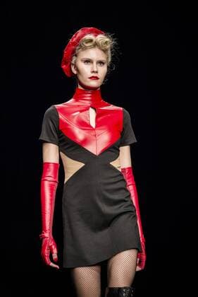 080 Barcelona Fashion Week - Miscellaneous Modenschau February 2, 2017 - Barcelona, Catalonia, Spain - A model walks the runway at the Wom & Now fashion show presenting the new Miscellaneous collection during 080 Barcelona Fashion Week Barcelona Spain - ZUMAo105 20170202_zap_o105_102 Copyright: xMatthiasxOesterlex