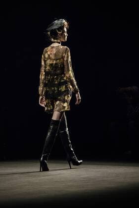 080 Barcelona Fashion Week - Miscellaneous Modenschau February 2, 2017 - Barcelona, Catalonia, Spain - A model walks the runway at the Wom & Now fashion show presenting the new Miscellaneous collection during 080 Barcelona Fashion Week Barcelona Spain - ZUMAo105 20170202_zap_o105_110 Copyright: xMatthiasxOesterlex