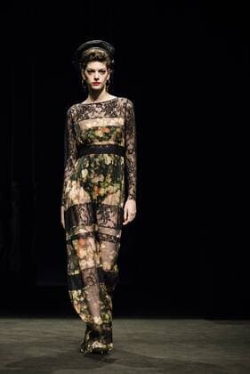 080 Barcelona Fashion Week - Miscellaneous Modenschau February 2, 2017 - Barcelona, Catalonia, Spain - A model walks the runway at the Wom & Now fashion show presenting the new Miscellaneous collection during 080 Barcelona Fashion Week Barcelona Spain - ZUMAo105 20170202_zap_o105_112 Copyright: xMatthiasxOesterlex