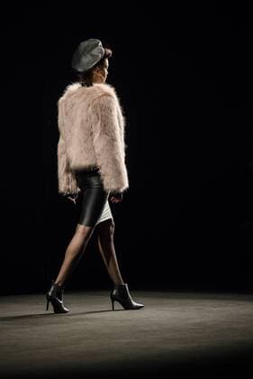 080 Barcelona Fashion Week - Miscellaneous Modenschau February 2, 2017 - Barcelona, Catalonia, Spain - A model walks the runway at the Wom & Now fashion show presenting the new Miscellaneous collection during 080 Barcelona Fashion Week Barcelona Spain - ZUMAo105 20170202_zap_o105_115 Copyright: xMatthiasxOesterlex