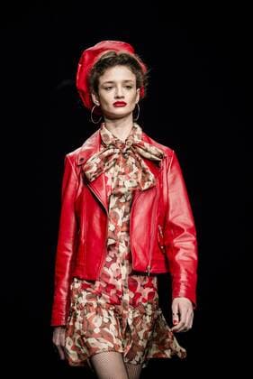 080 Barcelona Fashion Week - Miscellaneous Modenschau February 2, 2017 - Barcelona, Catalonia, Spain - A model walks the runway at the Wom & Now fashion show presenting the new Miscellaneous collection during 080 Barcelona Fashion Week Barcelona Spain - ZUMAo105 20170202_zap_o105_122 Copyright: xMatthiasxOesterlex