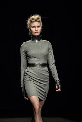 080 Barcelona Fashion Week - Miscellaneous Modenschau February 2, 2017 - Barcelona, Catalonia, Spain - A model walks the runway at the Wom & Now fashion show presenting the new Miscellaneous collection during 080 Barcelona Fashion Week Barcelona Spain - ZUMAo105 20170202_zap_o105_125 Copyright: xMatthiasxOesterlex