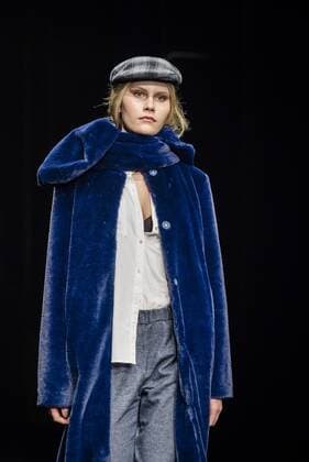 February 2, 2017 - Barcelona, Catalonia, Spain - A model walks the runway at the Yerse fashion show presenting the new togetherness collection during 080 Barcelona Fashion Week Barcelona Spain - ZUMAo105 20170202_zap_o105_152 Copyright: xMatthiasxOesterlex