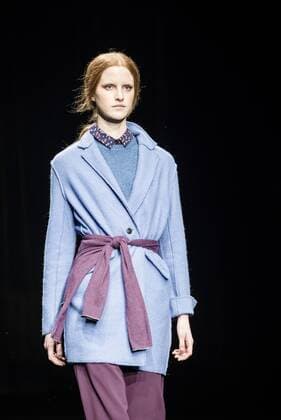 February 2, 2017 - Barcelona, Catalonia, Spain - A model walks the runway at the Yerse fashion show presenting the new togetherness collection during 080 Barcelona Fashion Week Barcelona Spain - ZUMAo105 20170202_zap_o105_156 Copyright: xMatthiasxOesterlex