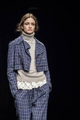 February 2, 2017 - Barcelona, Catalonia, Spain - A model walks the runway at the Yerse fashion show presenting the new togetherness collection during 080 Barcelona Fashion Week Barcelona Spain - ZUMAo105 20170202_zap_o105_158 Copyright: xMatthiasxOesterlex