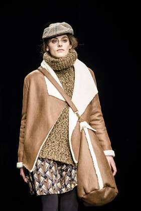 February 2, 2017 - Barcelona, Catalonia, Spain - A model walks the runway at the Yerse fashion show presenting the new togetherness collection during 080 Barcelona Fashion Week Barcelona Spain - ZUMAo105 20170202_zap_o105_164 Copyright: xMatthiasxOesterlex