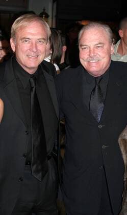 Nov. 13, 2005 - New York, New York, U.S. - K45924JBB.THE PREMIERE OF WALK THE LINE AT THE BEACON THEATRE NEW YORK New York 11-13-2005. - 2005.JAMES KEACH AND BROTHER STACY KEACH - ZUMAba9_ 20051113_gaf_ba9_049 Copyright: xJohnxBarrettx