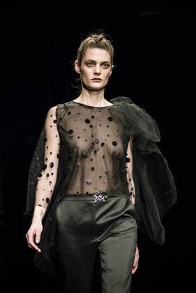 080 Barcelona Fashion Week - Justicia Ruano Modenschau February 2, 2017 - Barcelona, Catalonia, Spain - A model walks the runway at the Justicia Ruano fashion show presenting the new Hedonism collection during 080 Barcelona Fashion Week Barcelona Spain - ZUMAo105 20170202_zap_o105_244 Copyright: xMatthiasxOesterlex