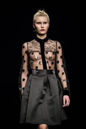 080 Barcelona Fashion Week - Justicia Ruano Modenschau February 2, 2017 - Barcelona, Catalonia, Spain - A model walks the runway at the Justicia Ruano fashion show presenting the new Hedonism collection during 080 Barcelona Fashion Week Barcelona Spain - ZUMAo105 20170202_zap_o105_251 Copyright: xMatthiasxOesterlex