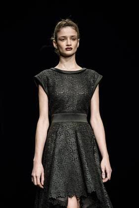 080 Barcelona Fashion Week - Justicia Ruano Modenschau February 2, 2017 - Barcelona, Catalonia, Spain - A model walks the runway at the Justicia Ruano fashion show presenting the new Hedonism collection during 080 Barcelona Fashion Week Barcelona Spain - ZUMAo105 20170202_zap_o105_256 Copyright: xMatthiasxOesterlex